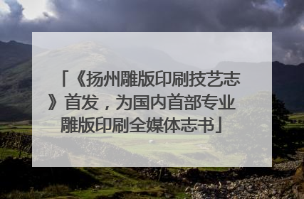 《扬州雕版印刷技艺志》首发，为国内首部专业雕版印刷全媒体志书