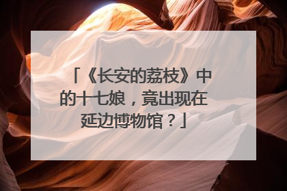 《长安的荔枝》中的十七娘，竟出现在延边博物馆？