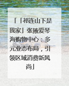 「祁连山下是我家」张掖爱琴海购物中心：多元业态布局，引领区域消费新风尚