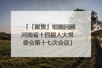 「聚焦」组图回顾河南省十四届人大常委会第十七次会议