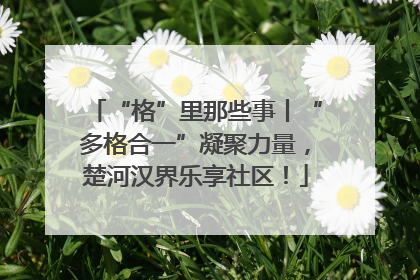 “格”里那些事丨“多格合一”凝聚力量，楚河汉界乐享社区！