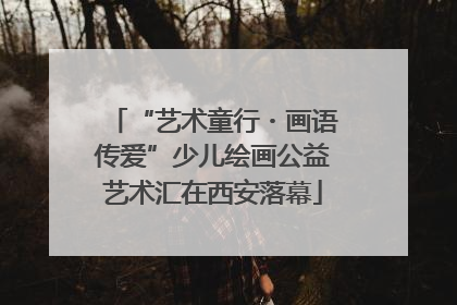 “艺术童行・画语传爱”少儿绘画公益艺术汇在西安落幕