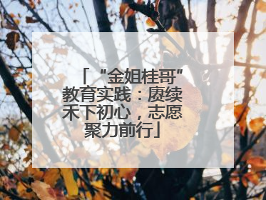 “金姐桂哥”教育实践：赓续禾下初心，志愿聚力前行