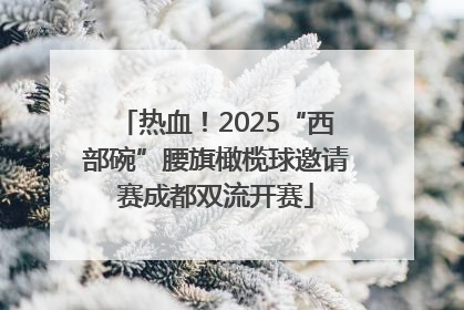 热血！2025“西部碗”腰旗橄榄球邀请赛成都双流开赛
