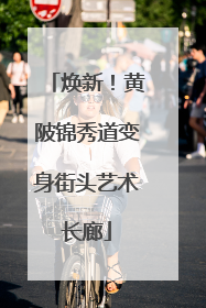 焕新！黄陂锦秀道变身街头艺术长廊