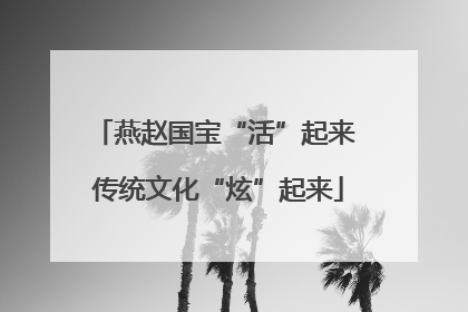 燕赵国宝“活”起来 传统文化“炫”起来