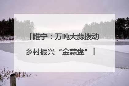 睢宁：万吨大蒜拨动乡村振兴“金蒜盘”