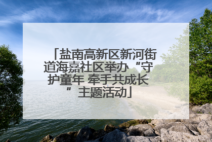 盐南高新区新河街道海嘉社区举办“守护童年 牵手共成长”主题活动