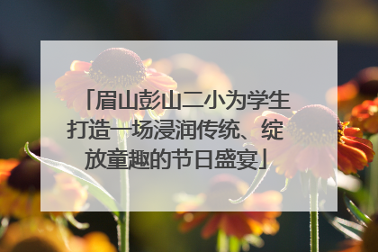 眉山彭山二小为学生打造一场浸润传统、绽放童趣的节日盛宴
