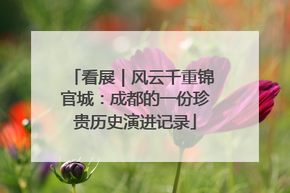 看展｜风云千重锦官城：成都的一份珍贵历史演进记录