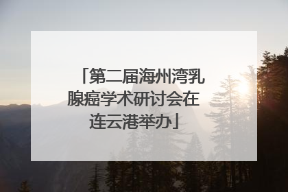 第二届海州湾乳腺癌学术研讨会在连云港举办