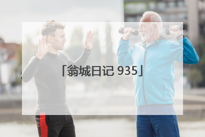 翁城日记 935