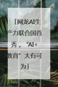 网龙AI生产力联合国首秀，“AI+教育”大有可为