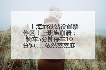 上海地铁站设置禁停区！上班族崩溃：骑车5分钟停车10分钟……依然密密麻麻无从下脚？