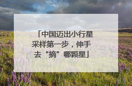 中国迈出小行星采样第一步，伸手去“摘”哪颗星