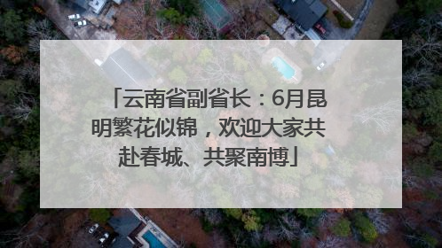 云南省副省长：6月昆明繁花似锦，欢迎大家共赴春城、共聚南博