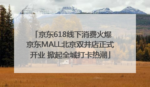 京东618线下消费火爆 京东MALL北京双井店正式开业 掀起全城打卡热潮