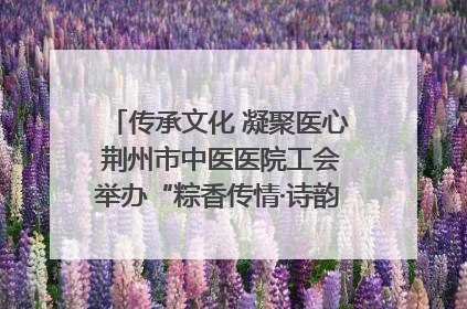 传承文化 凝聚医心 荆州市中医医院工会举办“粽香传情·诗韵端午”系列活动