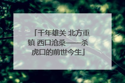 千年雄关 北方重镇 西口沧桑——杀虎口的前世今生