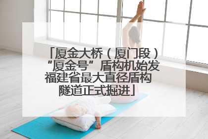 厦金大桥（厦门段）“厦金号”盾构机始发 福建省最大直径盾构隧道正式掘进