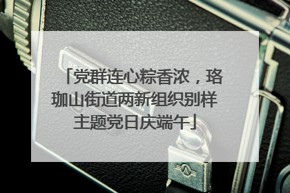 党群连心粽香浓，珞珈山街道两新组织别样主题党日庆端午