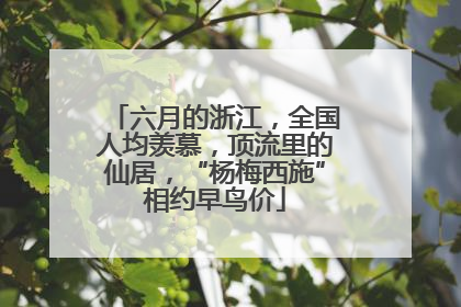 六月的浙江，全国人均羡慕，顶流里的仙居，“杨梅西施”相约早鸟价
