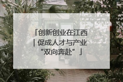 创新创业在江西｜促成人才与产业“双向奔赴”