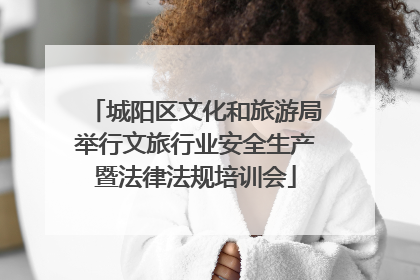 城阳区文化和旅游局举行文旅行业安全生产暨法律法规培训会