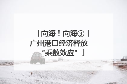 向海！向海③丨广州港口经济释放“乘数效应”