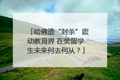 哈佛遭“封杀”震动教育界 在美留学生未来何去何从？