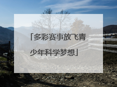 多彩赛事放飞青少年科学梦想