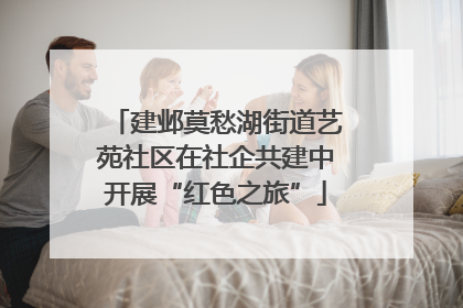 建邺莫愁湖街道艺苑社区在社企共建中开展“红色之旅”
