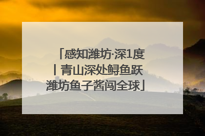 感知潍坊·深1度丨青山深处鲟鱼跃 潍坊鱼子酱闯全球
