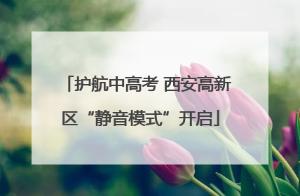 护航中高考 西安高新区“静音模式”开启