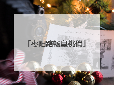 枣阳路畅皇桃俏