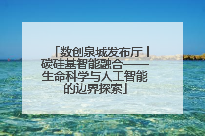 数创泉城发布厅丨碳硅基智能融合——生命科学与人工智能的边界探索