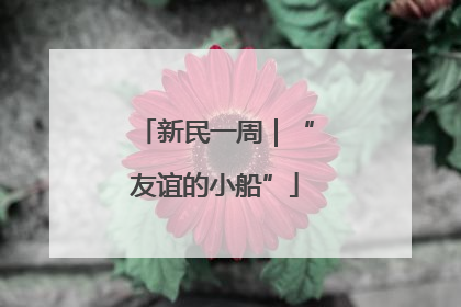 新民一周｜“友谊的小船”