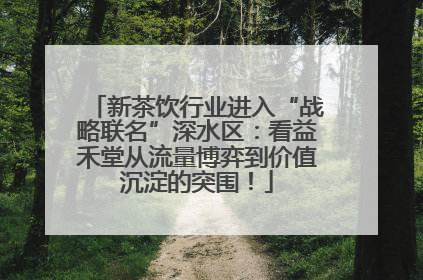 新茶饮行业进入“战略联名”深水区：看益禾堂从流量博弈到价值沉淀的突围！