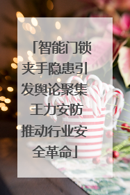 智能门锁夹手隐患引发舆论聚集 王力安防推动行业安全革命
