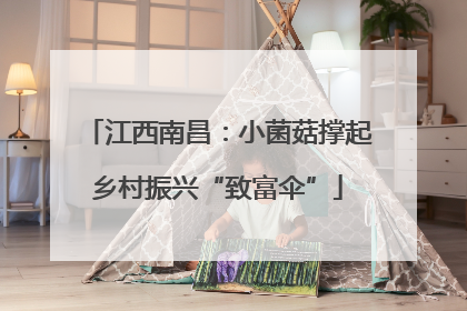江西南昌：小菌菇撑起乡村振兴“致富伞”