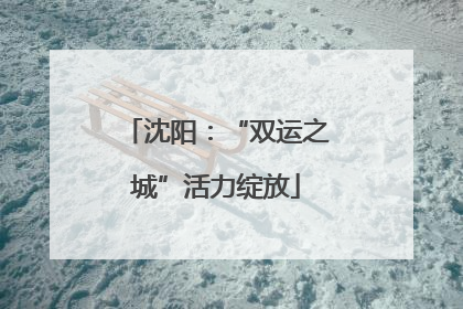 沈阳：“双运之城”活力绽放