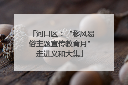 河口区：“移风易俗主题宣传教育月”走进义和大集