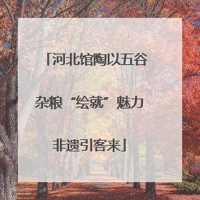 河北馆陶以五谷杂粮“绘就”魅力非遗引客来