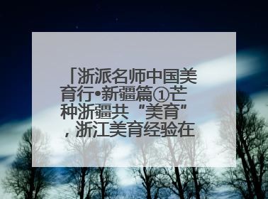 浙派名师中国美育行•新疆篇①芒种浙疆共“美育”，浙江美育经验在伊犁“发芽”