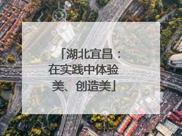 湖北宜昌：在实践中体验美、创造美