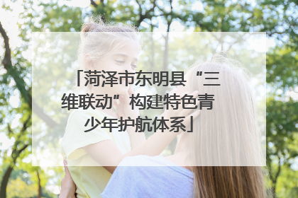 菏泽市东明县“三维联动”构建特色青少年护航体系