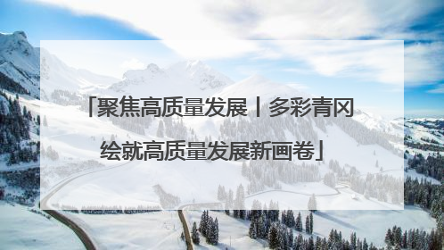 聚焦高质量发展丨多彩青冈 绘就高质量发展新画卷