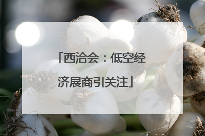 西洽会：低空经济展商引关注