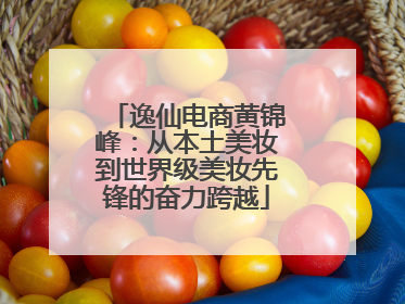 逸仙电商黄锦峰：从本土美妆到世界级美妆先锋的奋力跨越