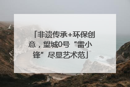 非遗传承+环保创意，望城0号“雷小锋”尽显艺术范